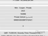 Minicooper 2023 Perfect condition